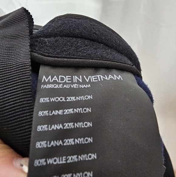 Club Monaco size 8 NWT colorblock blue and black tonal Centie skirt - Picture 5 of 5